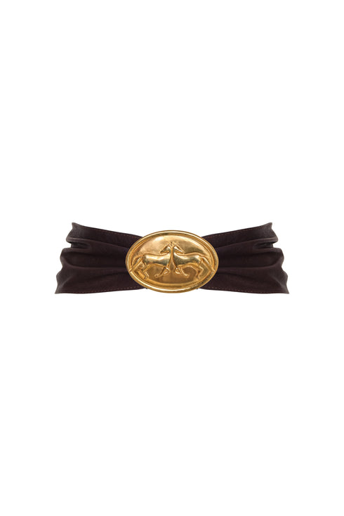 Galope Leather Belt / Brown